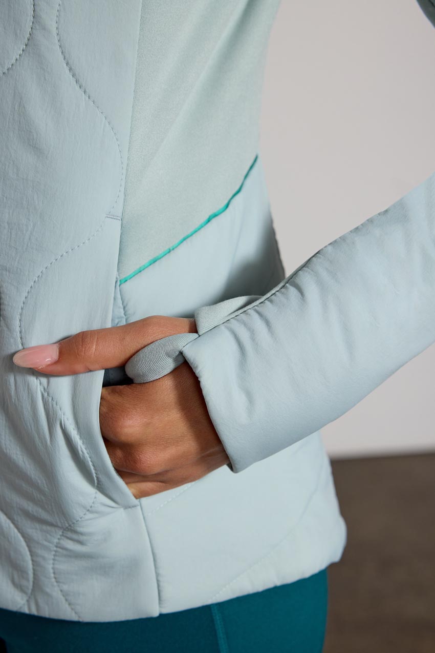 Polar Insulated Mixed Media Tech Jacket