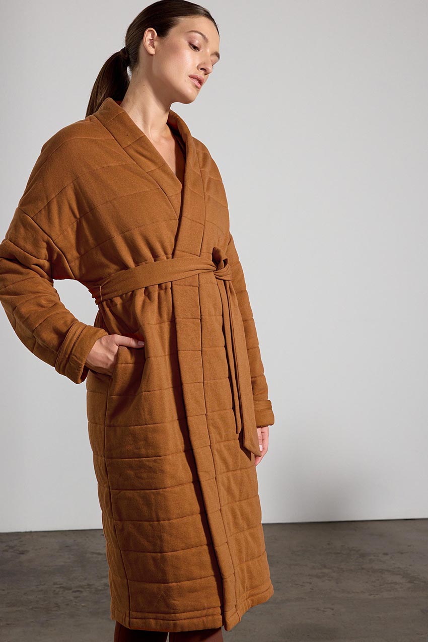 Immerse Quilted Insulated To-The-Studio Coat