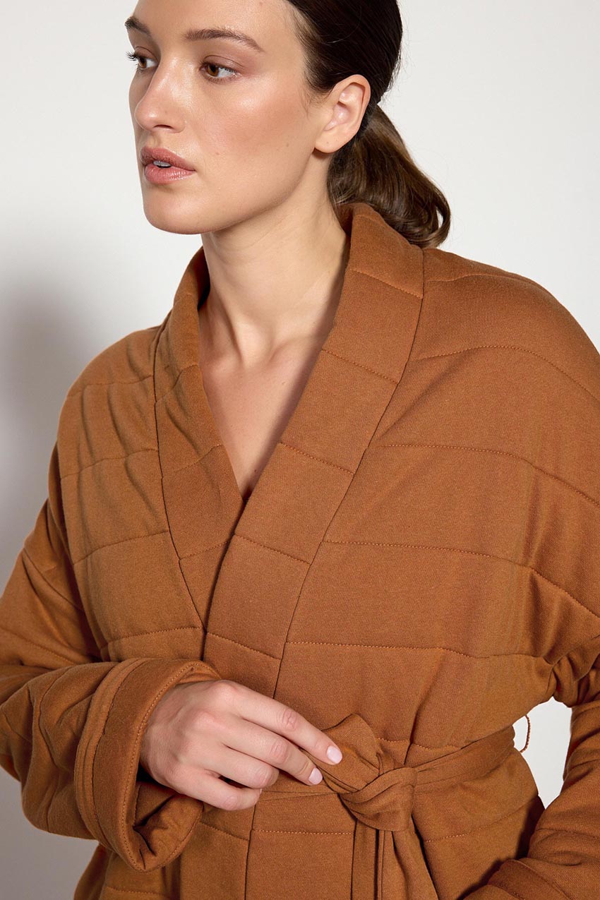 Immerse Quilted Insulated To-The-Studio Coat
