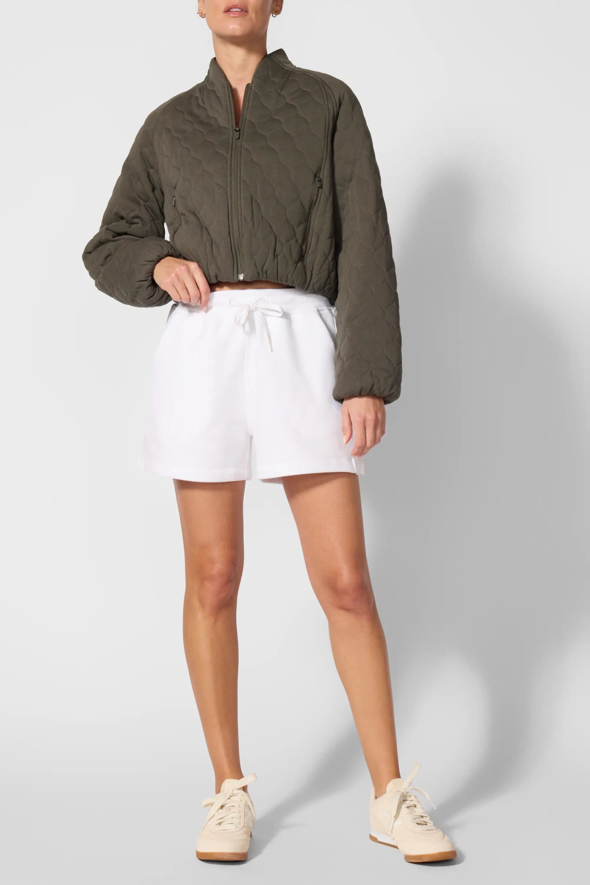 Flourish Quilted Cropped Jacket - Kambaba