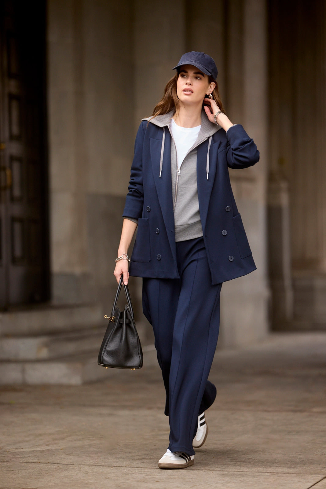 Double Breasted Blazer - Navy Blazer
