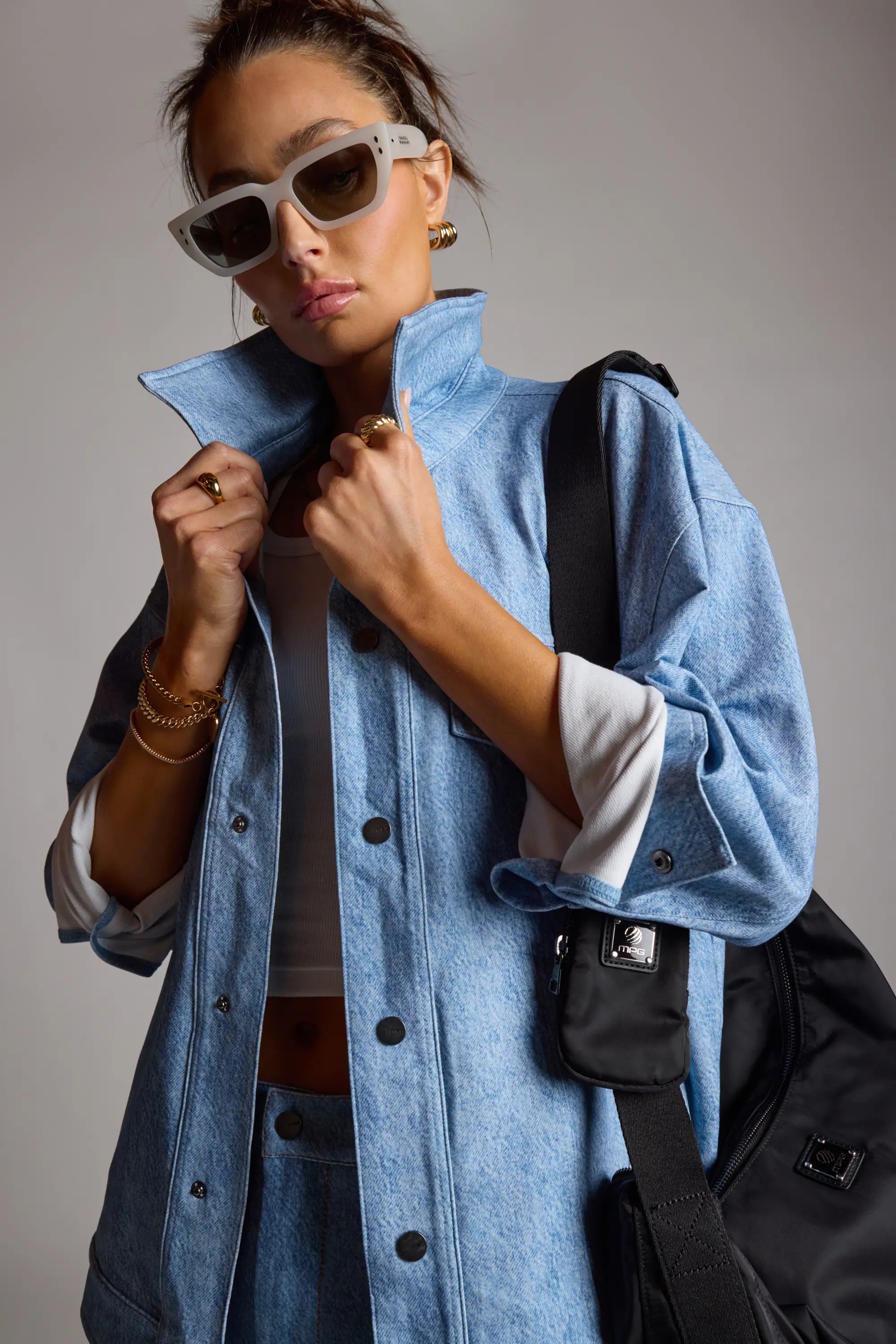Trompe-l'oeil Jacket - Denim Wash