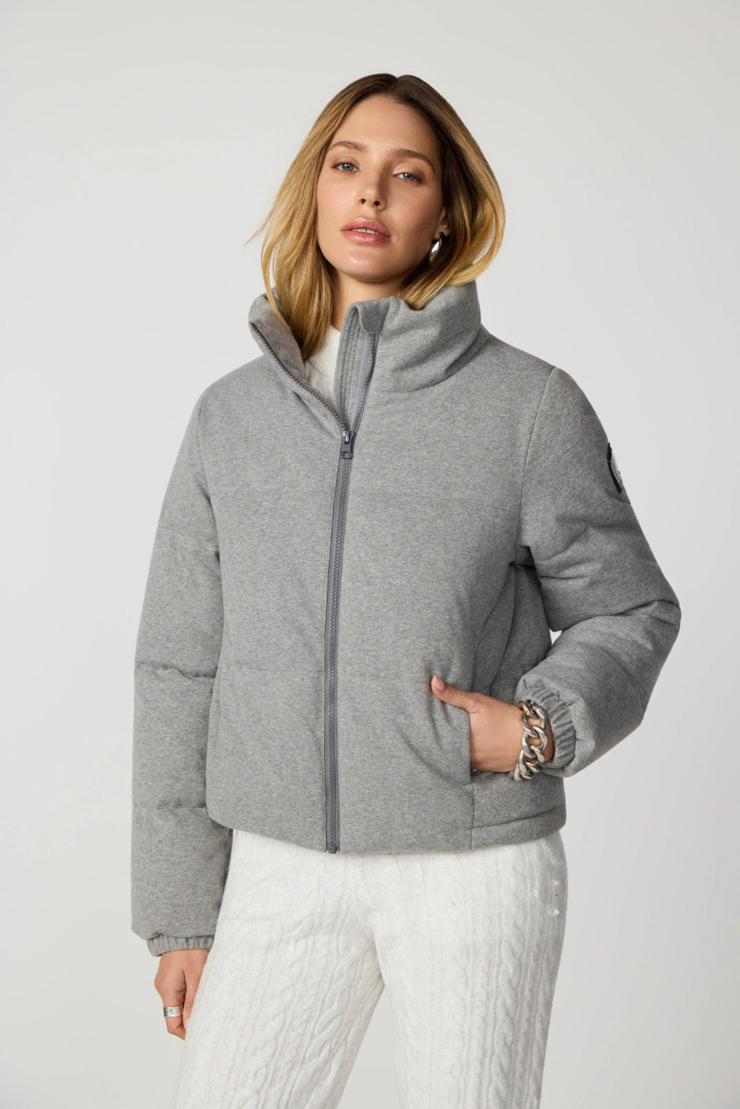 Heathered Jacket - Htr Steel Grey