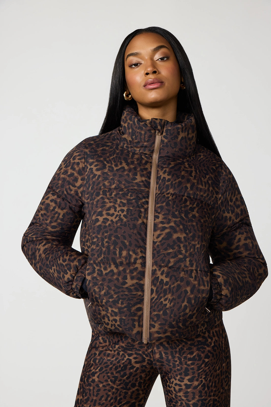 Matte Jacket - Caribou Leopard