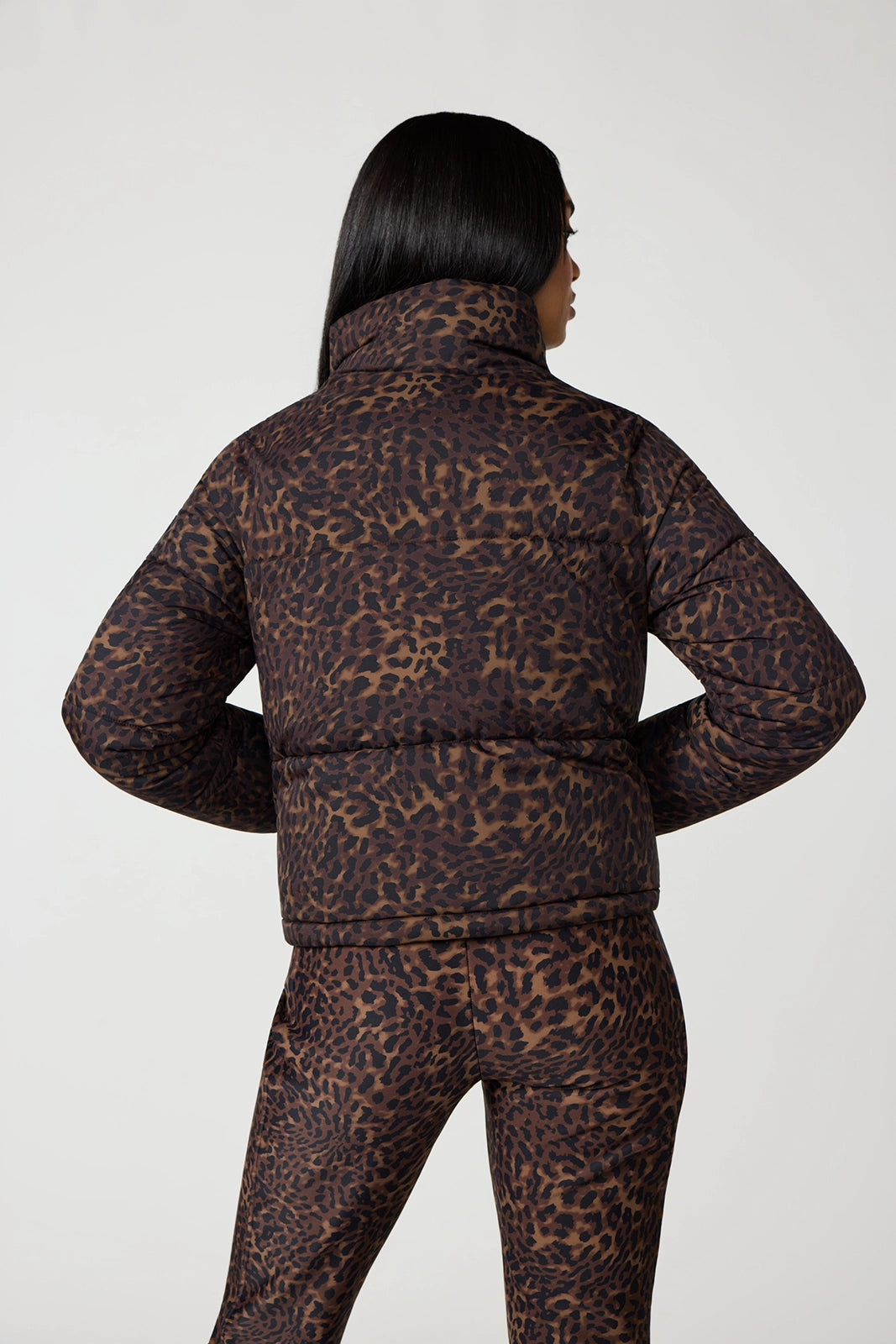 Matte Jacket - Caribou Leopard