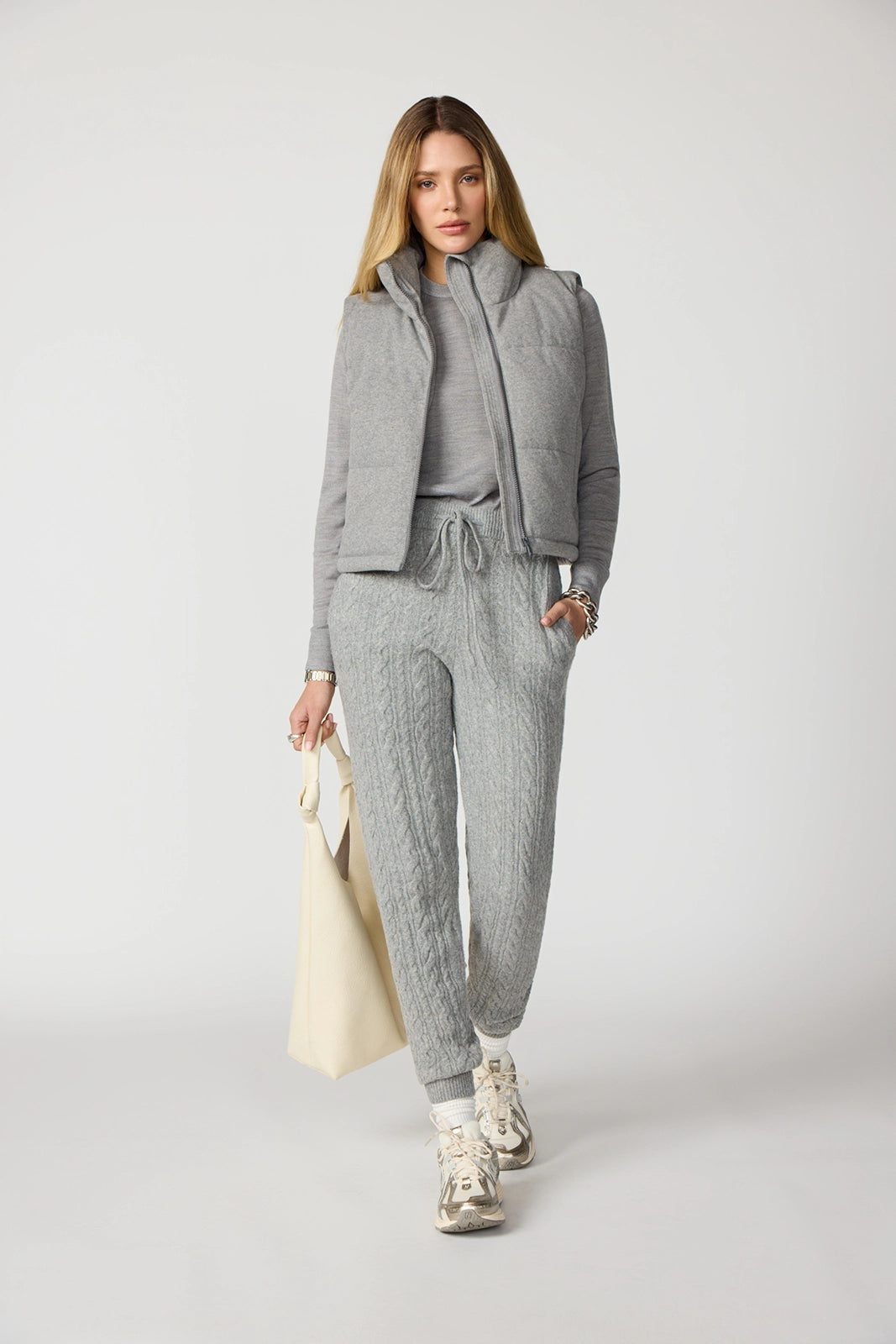 Heathered Vest - Htr Steel Grey