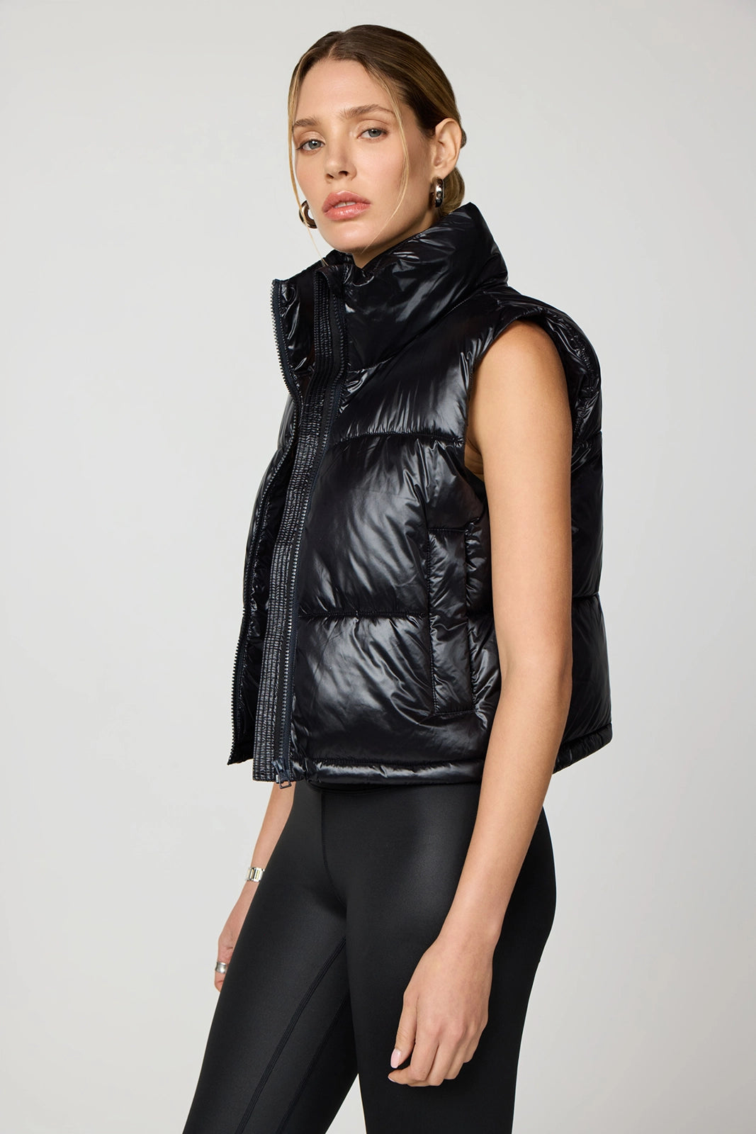 Shine Vest - Black