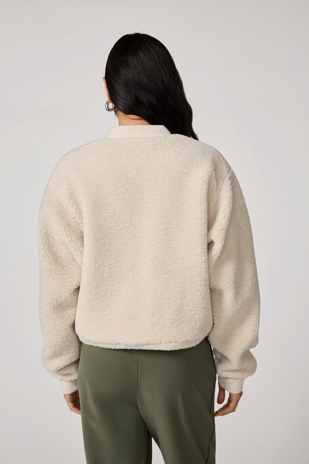 Berber Bomber Jacket - Moonbeam