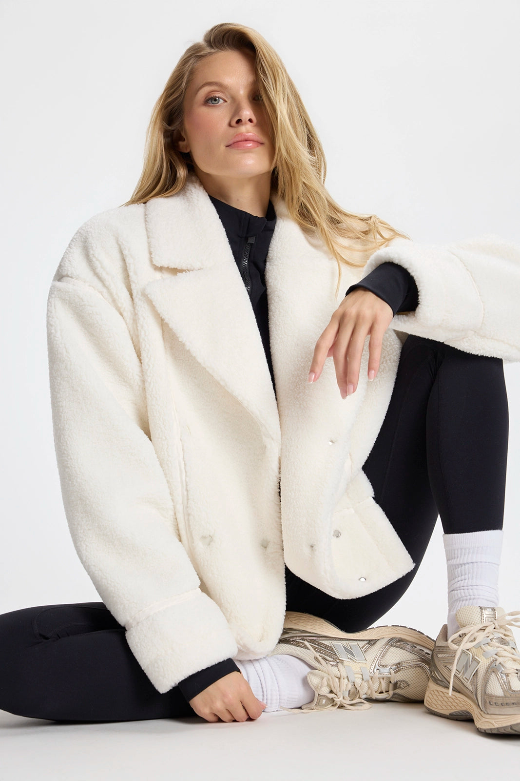 Berber Biker Jacket - Vanilla