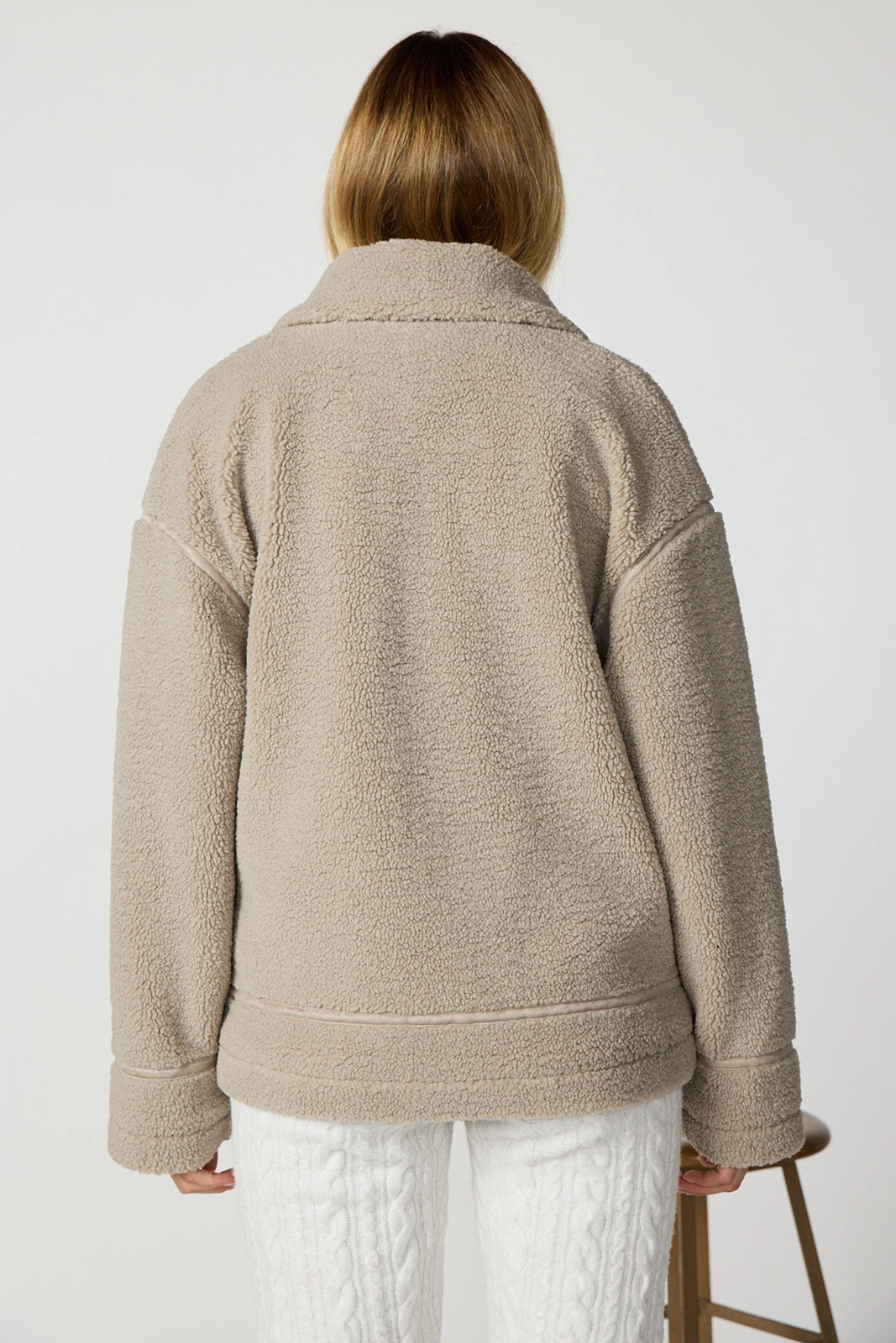 Sherpa Biker Jacket - Island Fossil