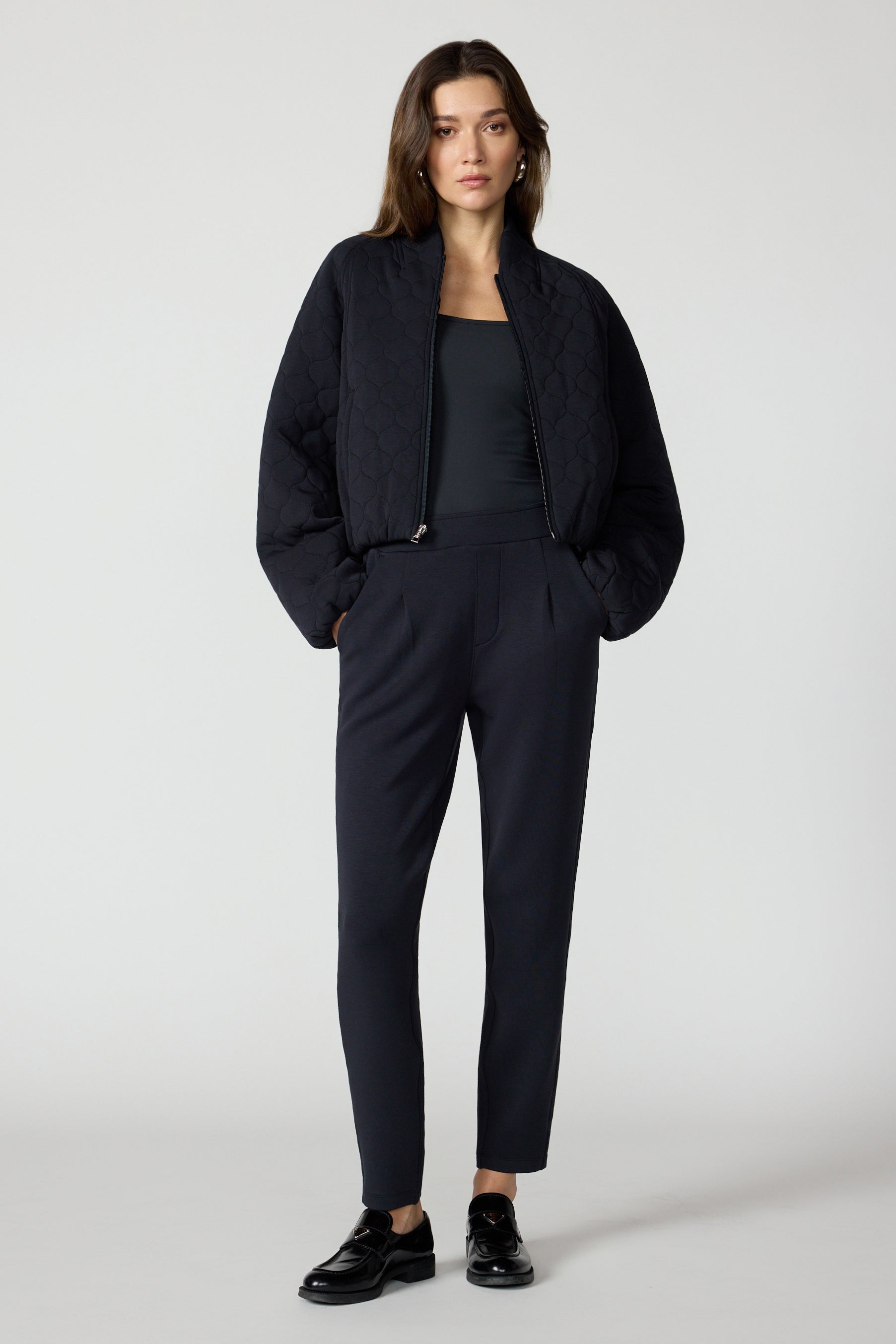 Dreamweave Quilted Jacket - Black