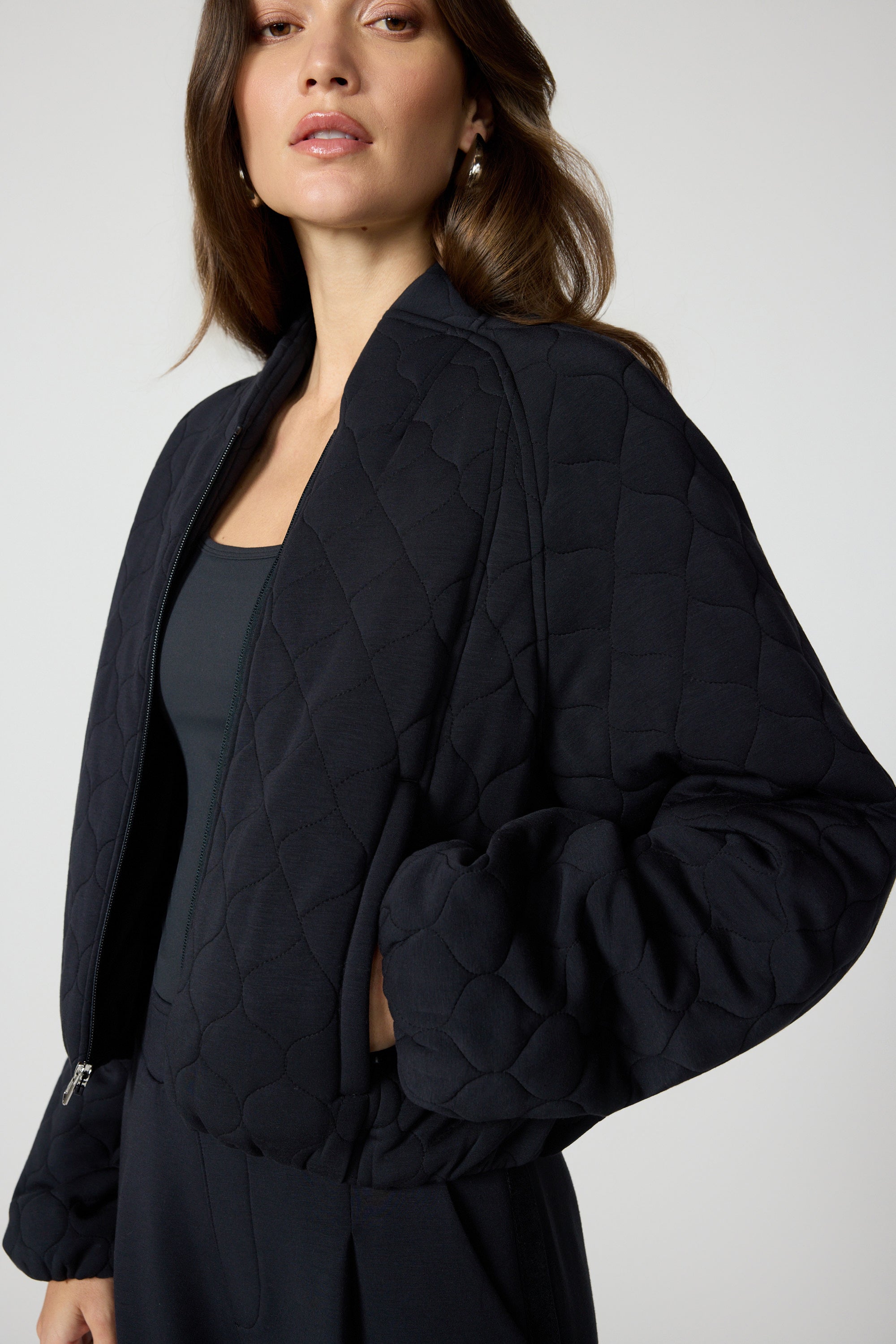 Dreamweave Quilted Jacket - Black