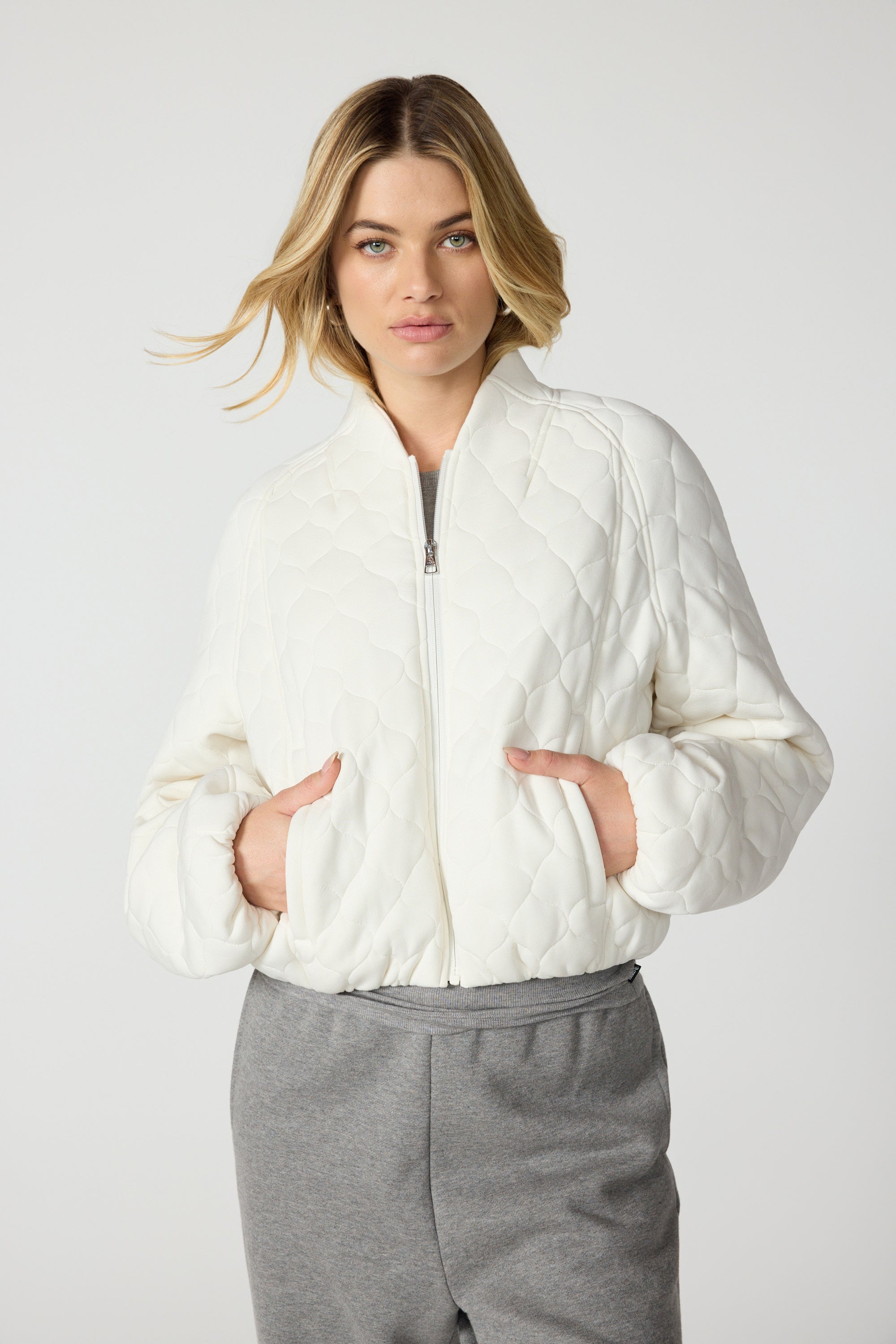 Dreamweave Quilted Jacket - Vanilla