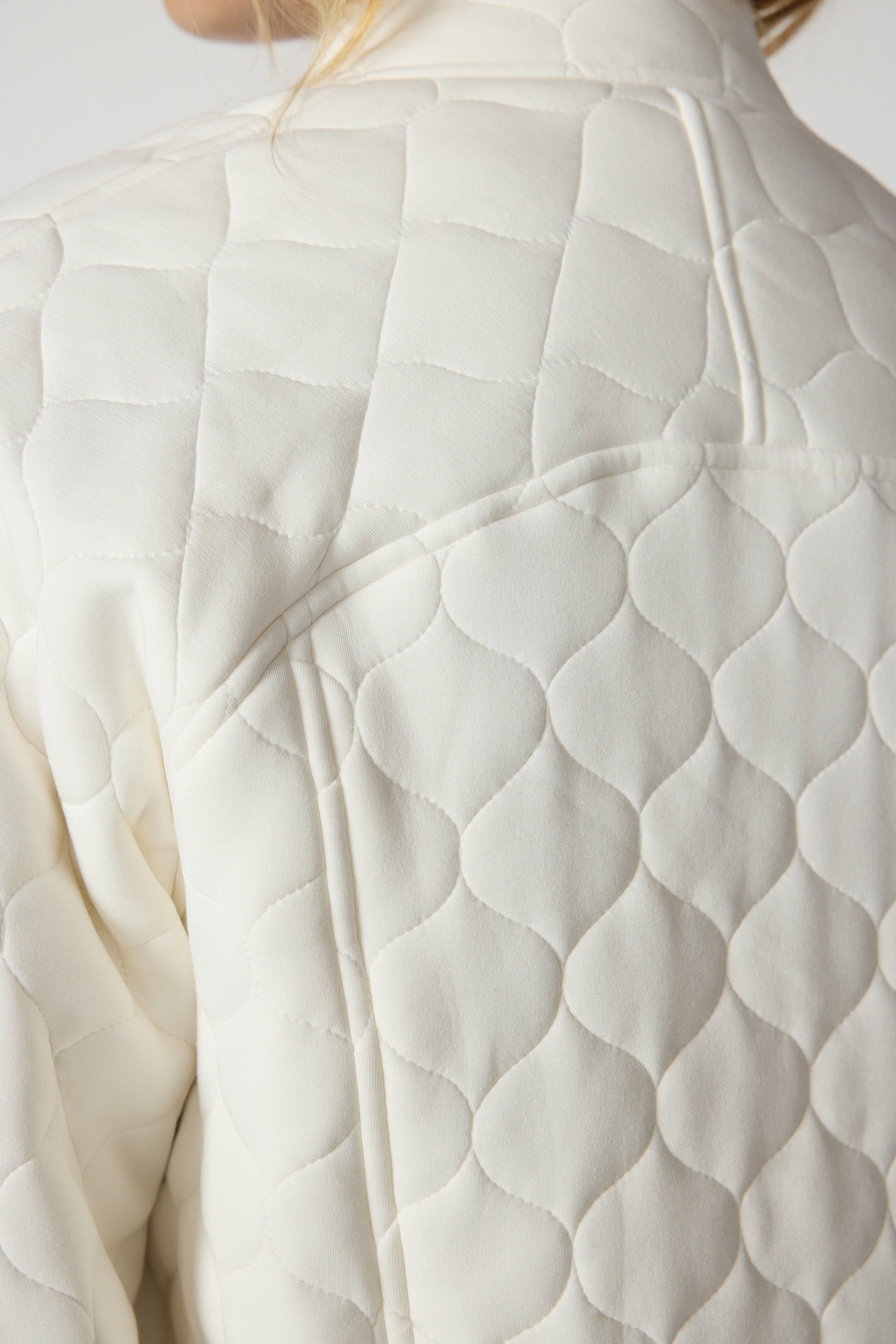 Dreamweave™ Quilted Jacket - Vanilla