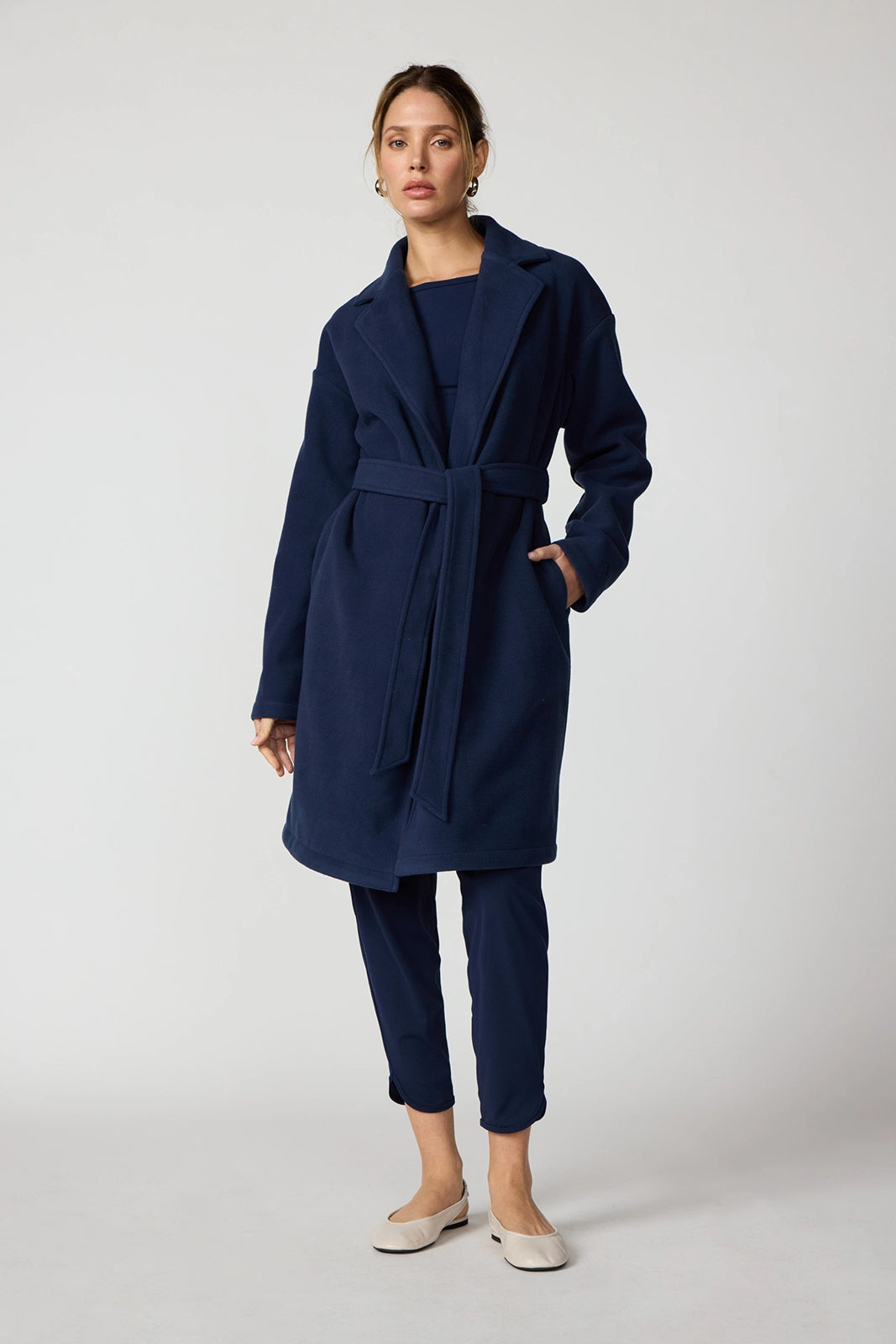 Elevate Wrap Jacket - Navy Blazer
