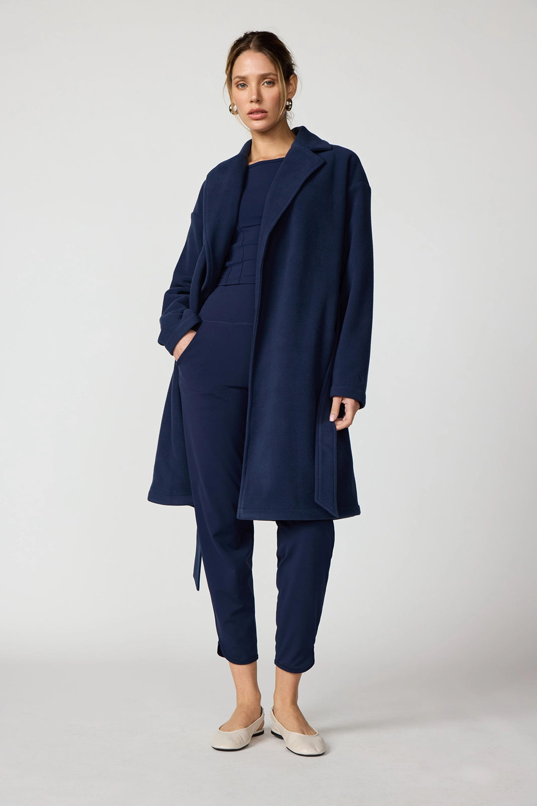 Elevate Wrap Jacket - Navy Blazer