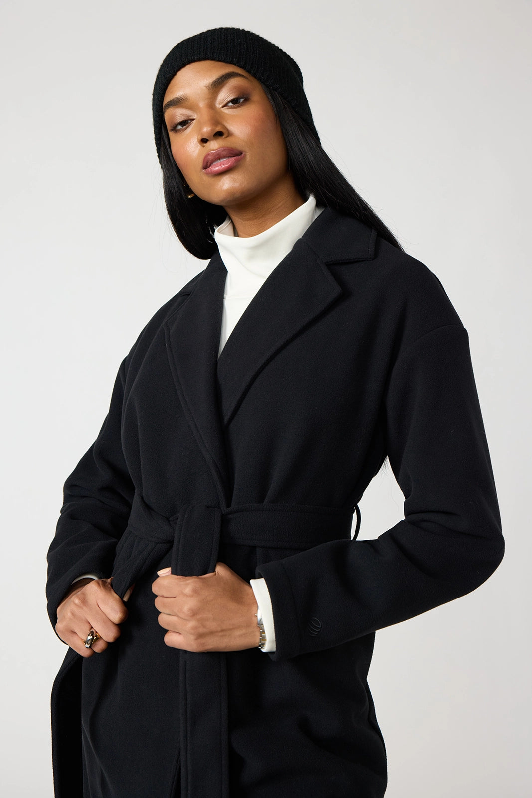 Elevate Wrap Jacket - Black