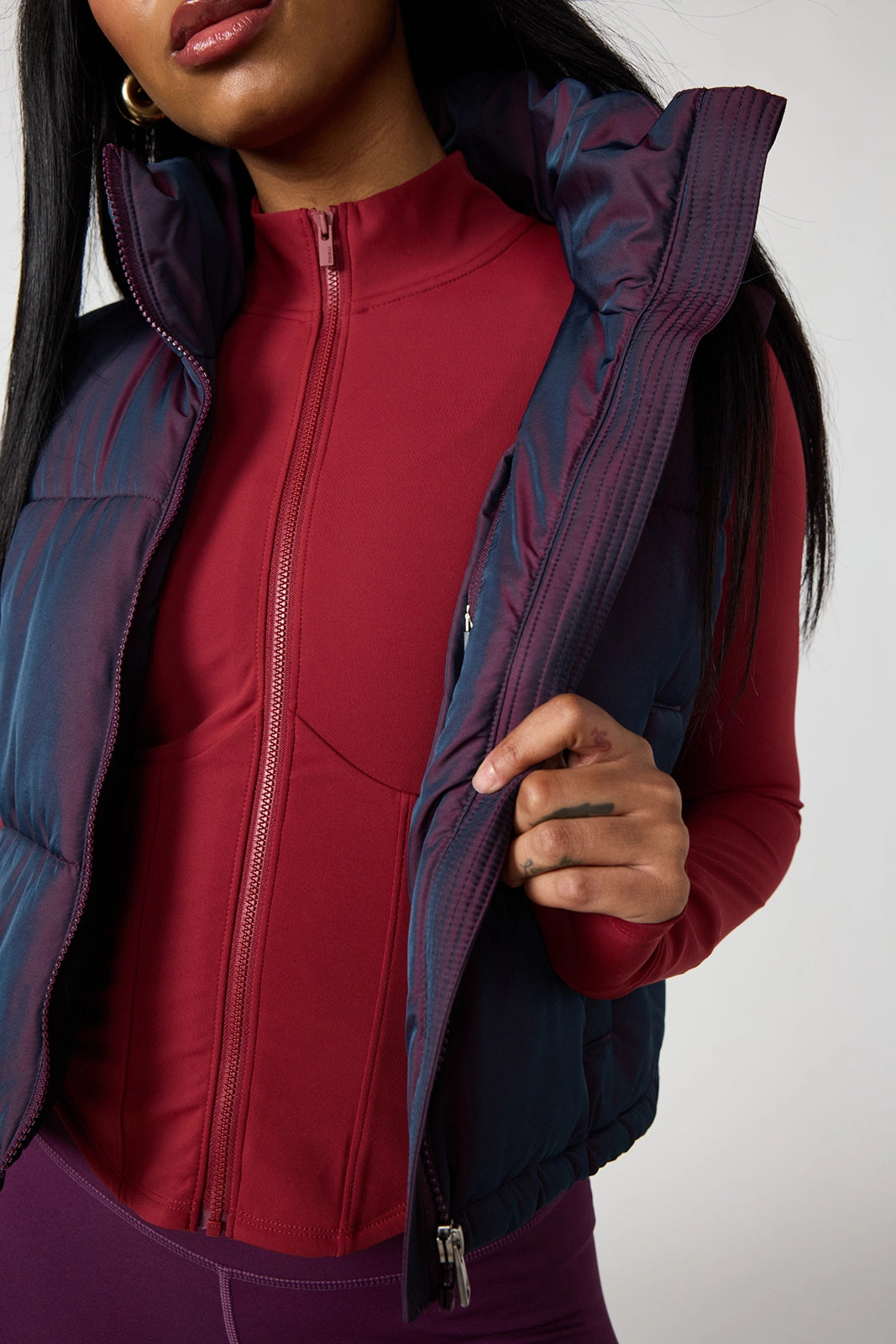 Aurora Vest - Merlot Aurora