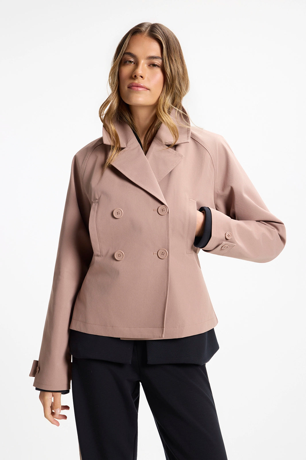 Short Trench Coat - Brownie