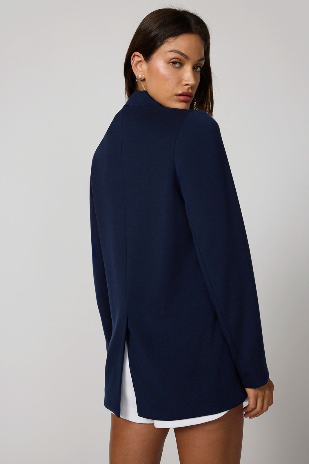 Performance Double Breasted Blazer - Navy Blazer