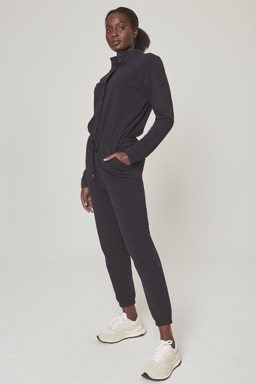 Unwind Button Up Jumpsuit