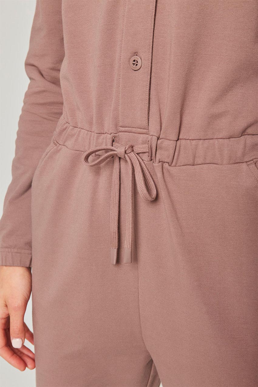 Unwind Button Up Jumpsuit