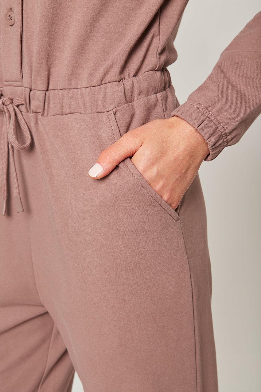 Unwind Button Up Jumpsuit