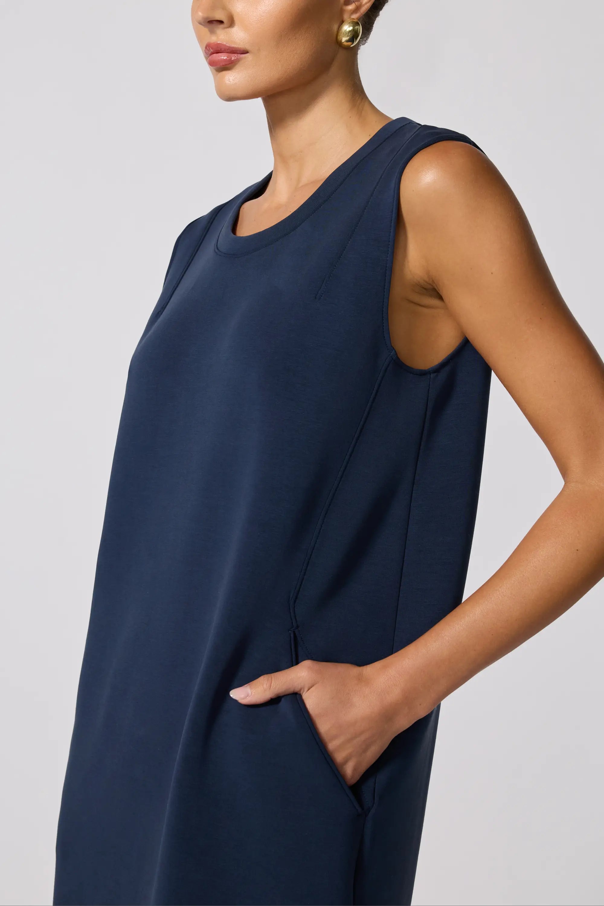 Dreamweave Dress - Navy Blazer