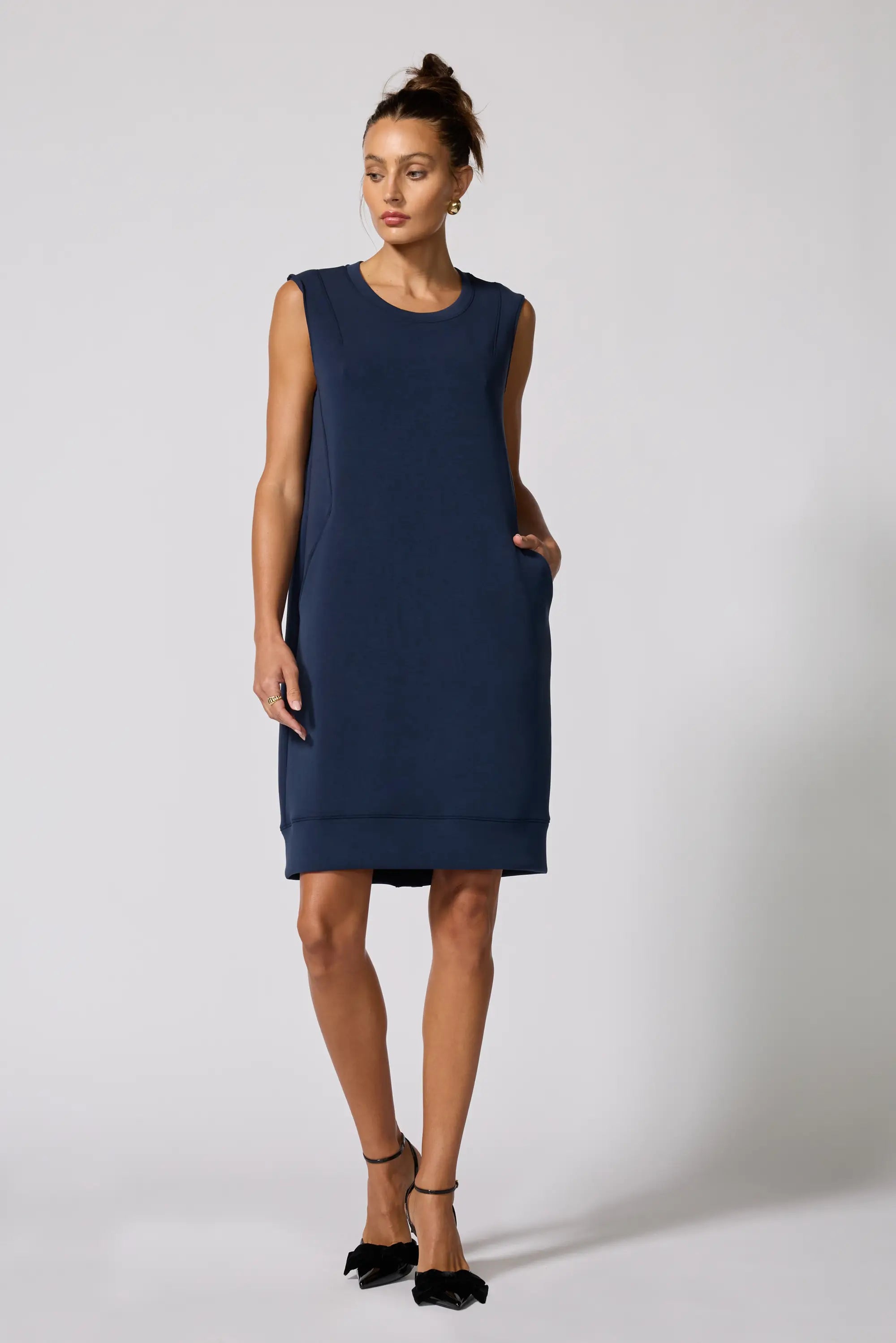 Dreamweave Dress - Navy Blazer