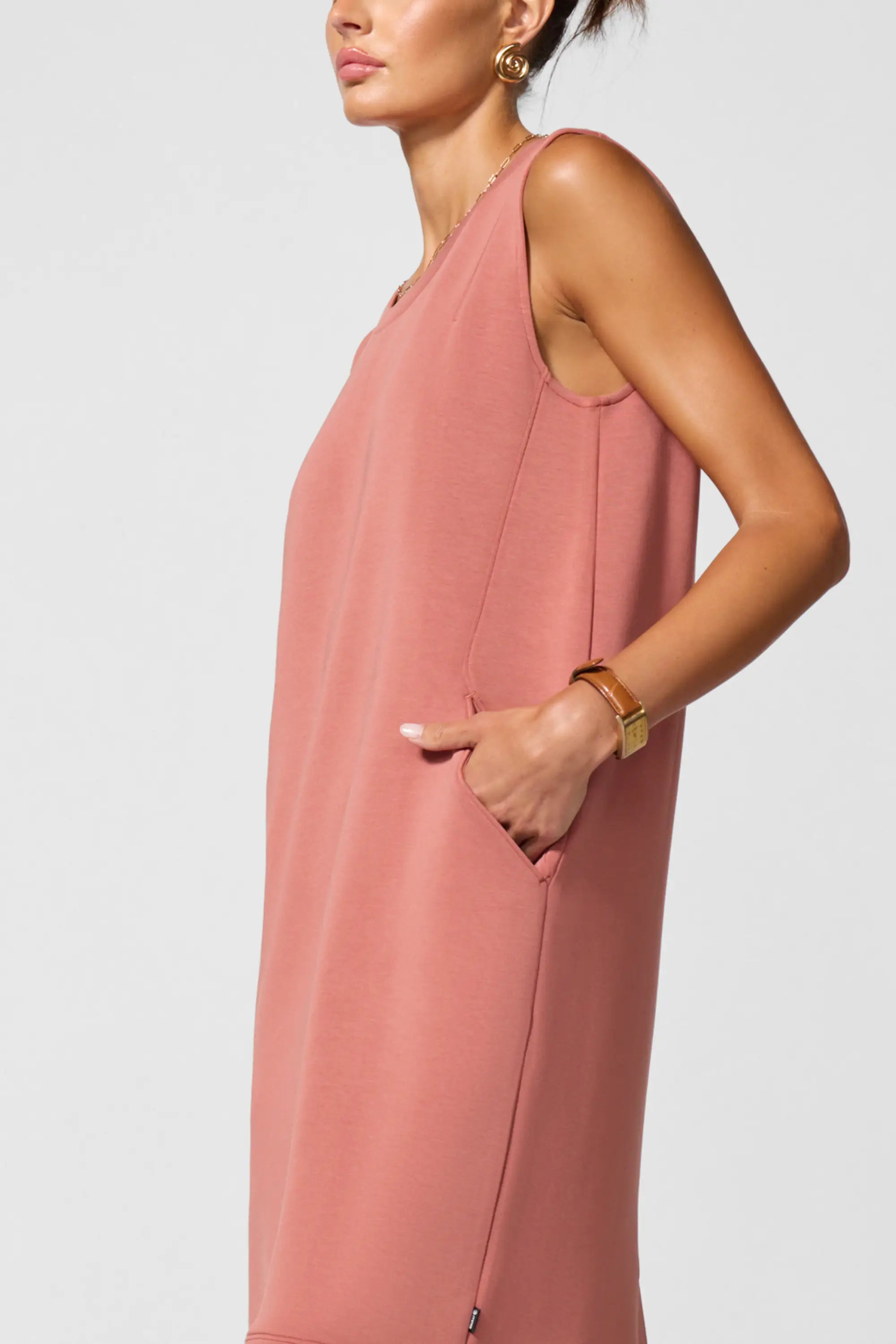 Dreamweave Dress - Cedar Wood