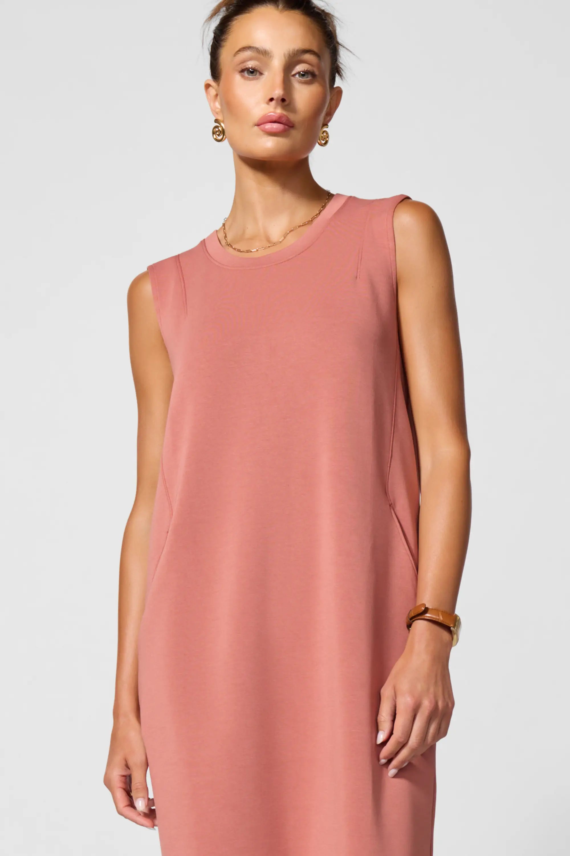 Dreamweave Dress - Cedar Wood