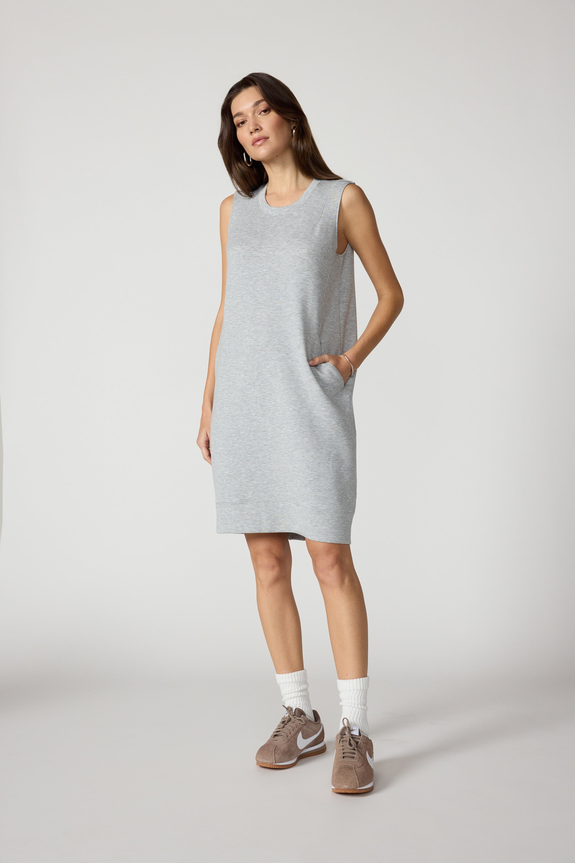 Dreamweave Dress - Htr Concrete