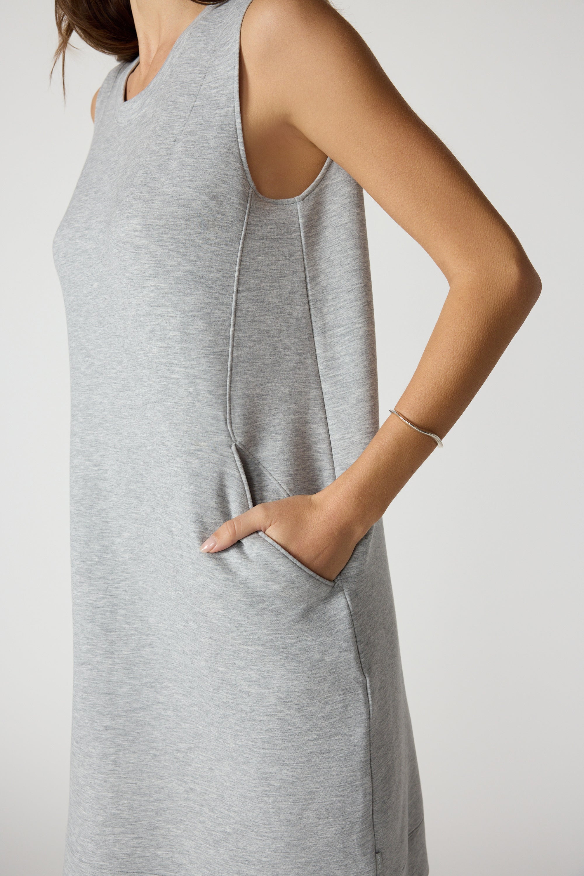 Dreamweave Dress - Htr Concrete