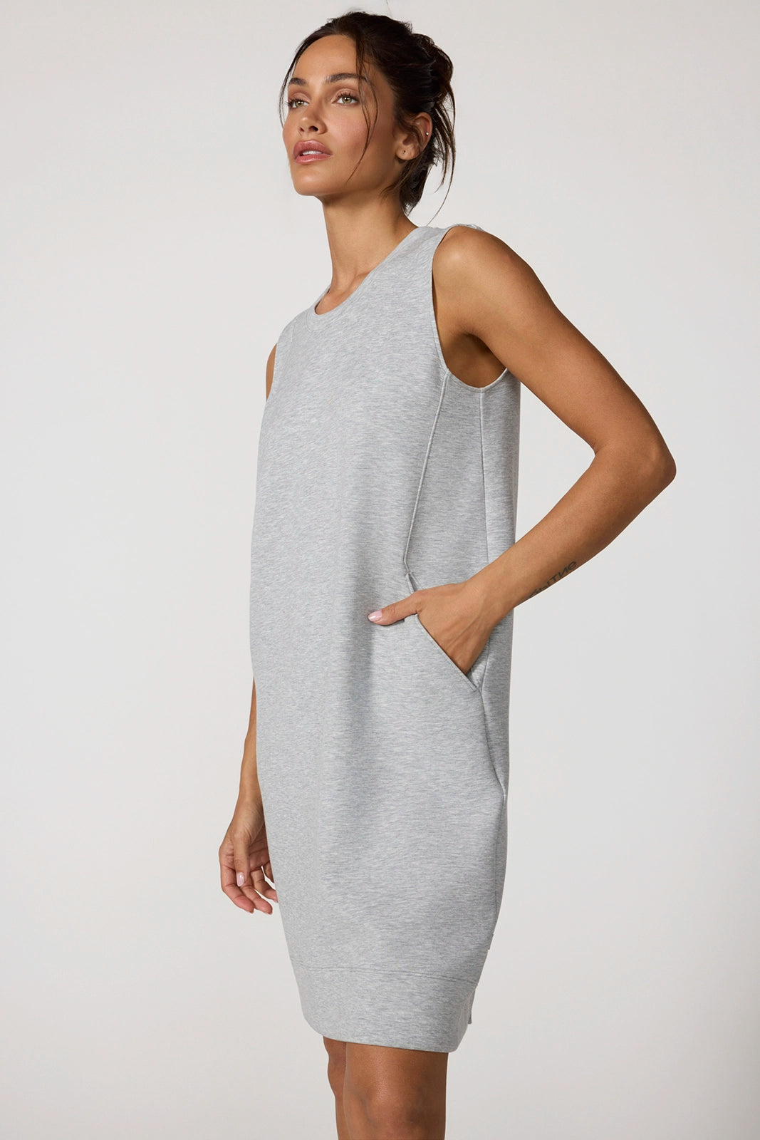 Dreamweave™ Dress - Htr Concrete