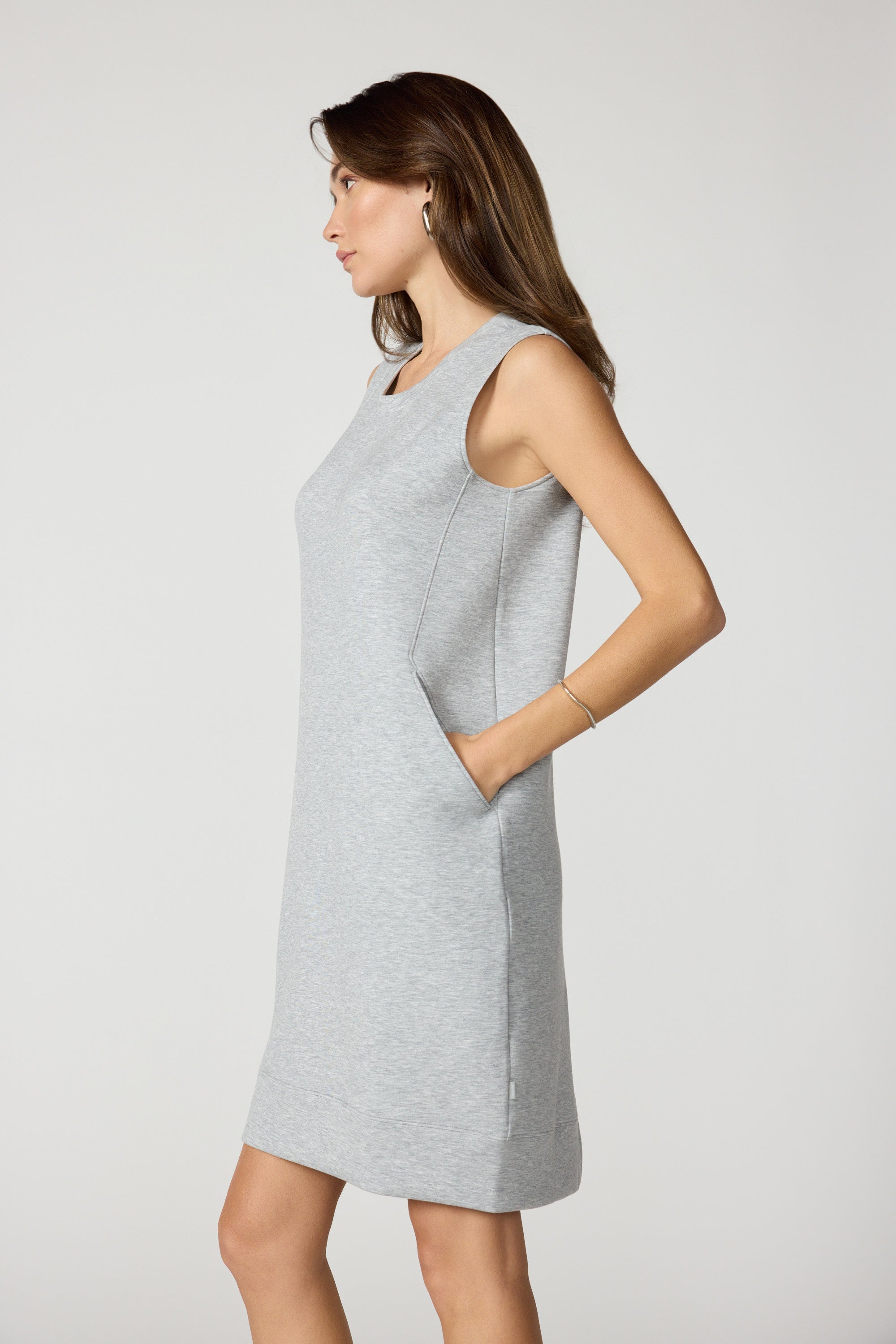 Dreamweave Dress - Htr Concrete