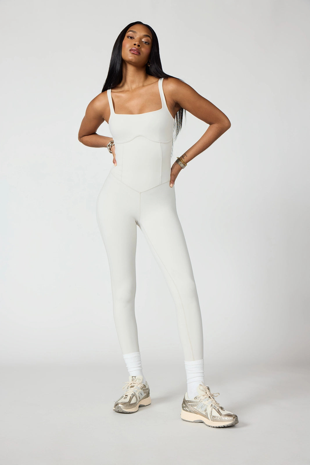 Sculpt Catsuit - Moonbeam