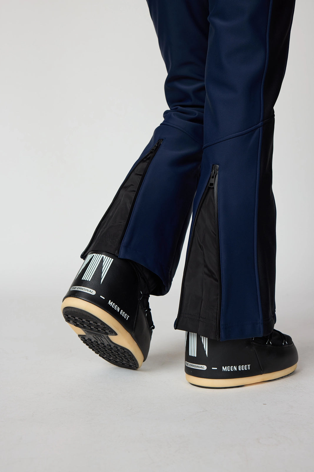 Mini Flare Ski Bib - Navy Blazer