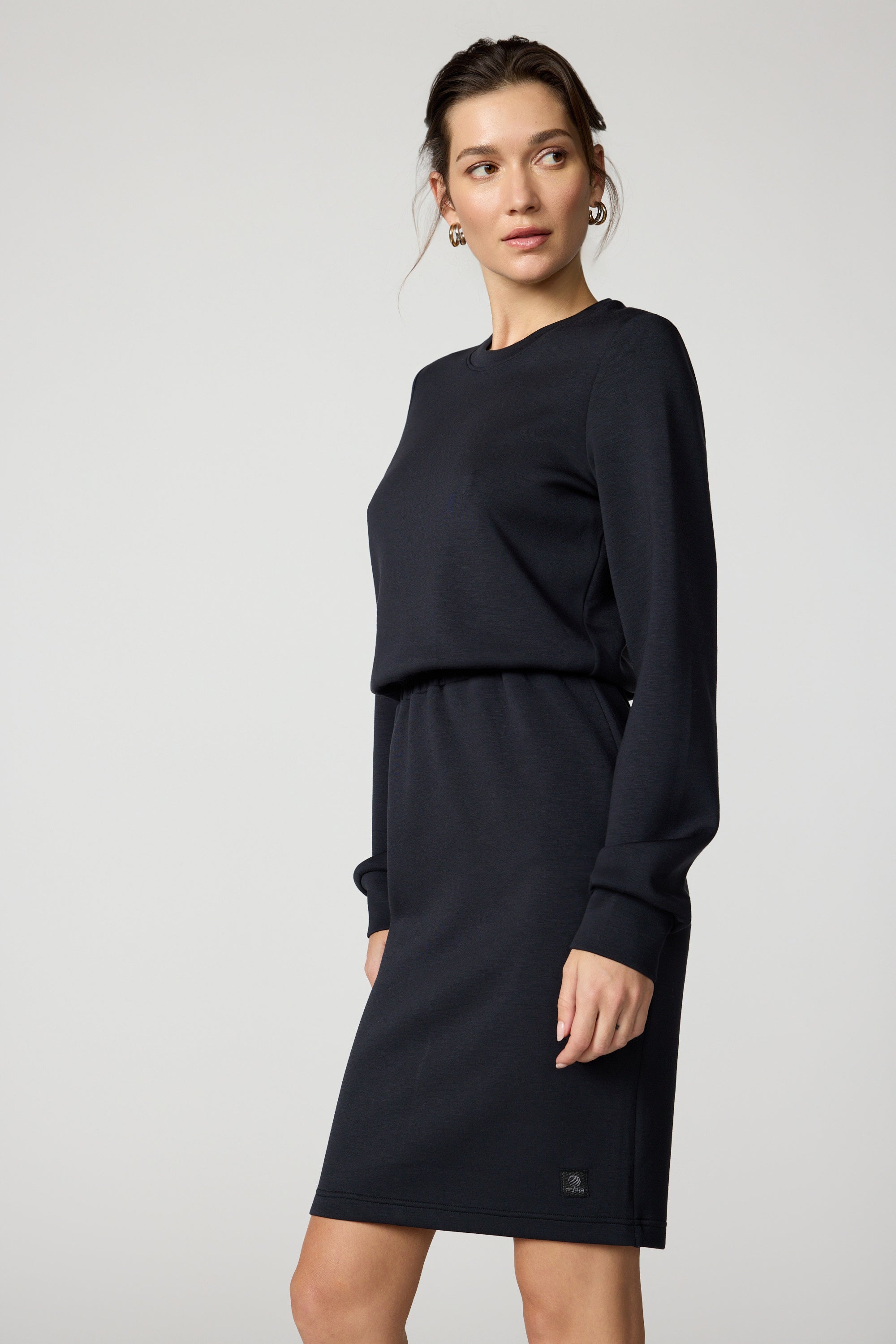 Dreamweave Long Sleeve Dress - Black