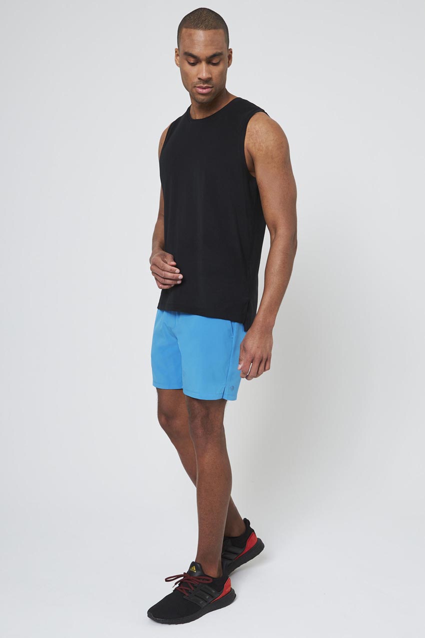 Dynamic Recycled Polyester Stink-Free Tank Top with Slits - Sale