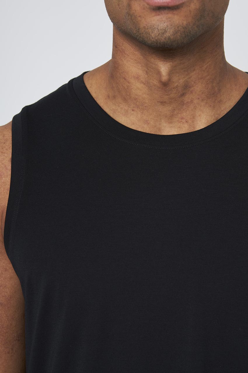 Dynamic Recycled Polyester Stink-Free Tank Top with Slits - Sale