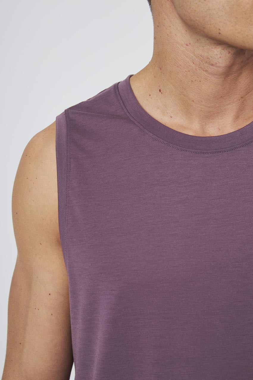 Dynamic Recycled Polyester Stink-Free Tank Top with Slits - Sale