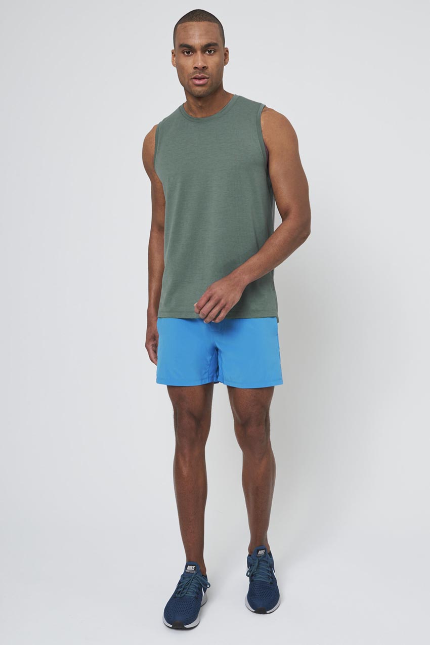 Dynamic Recycled Polyester Stink-Free Tank Top with Slits - Sale