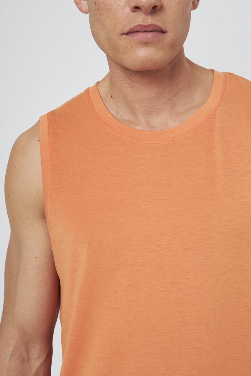 Dynamic Recycled Polyester Stink-Free Tank Top with Slits - Sale