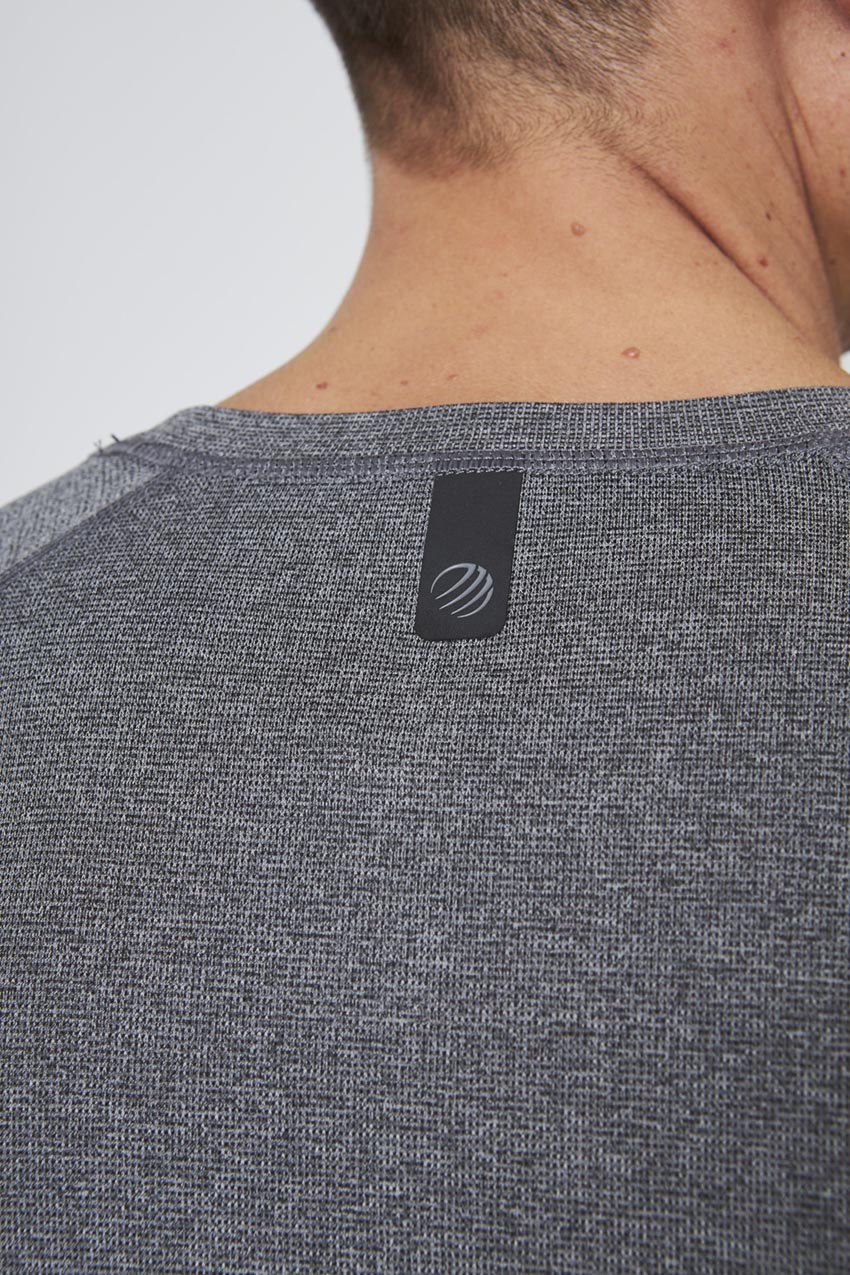 Conquer Crew Neck Long Sleeve Tech Shirt