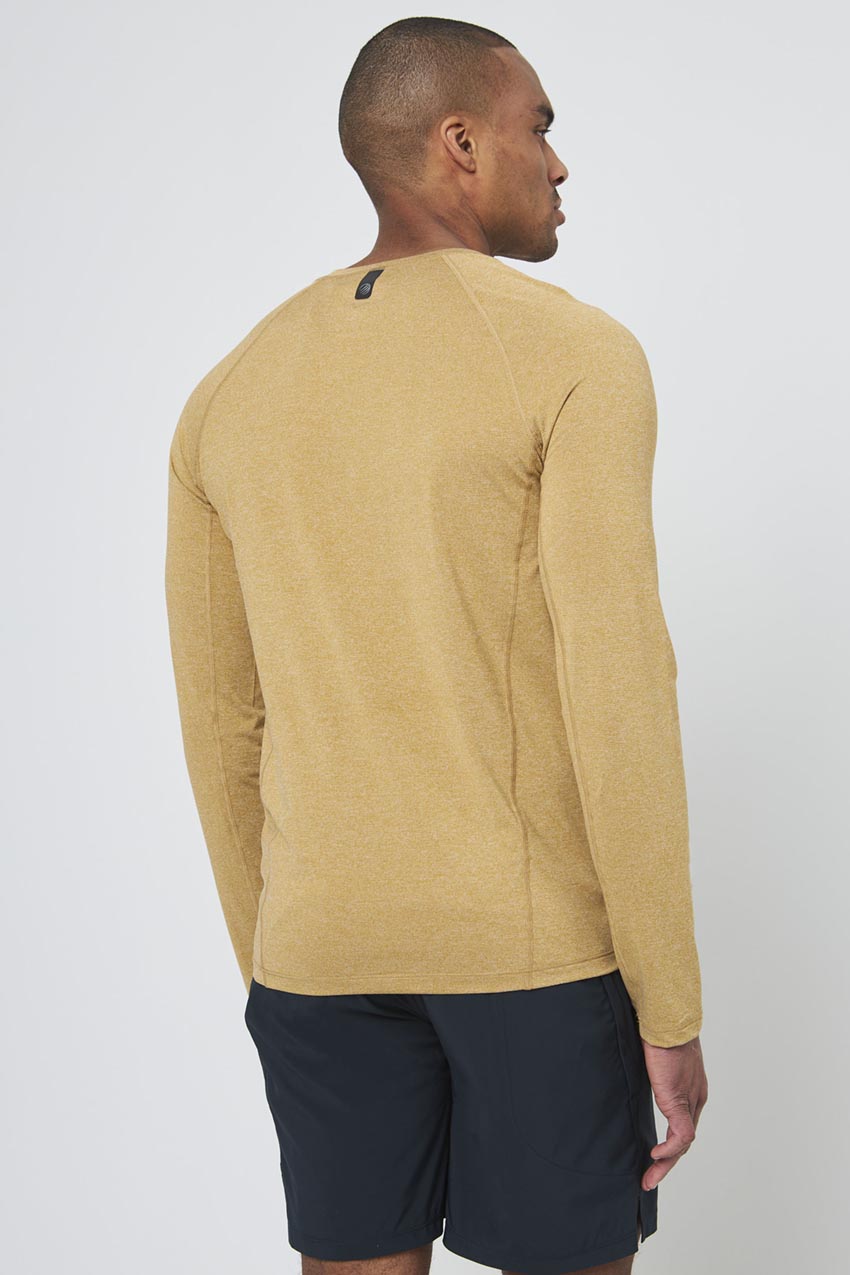 Conquer Crew Neck Long Sleeve Tech Shirt