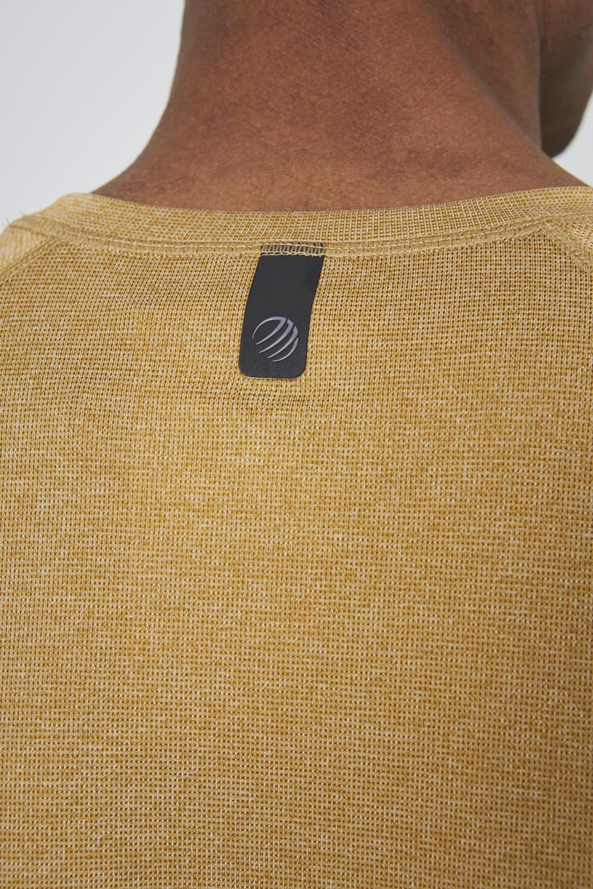 Conquer Crew Neck Long Sleeve Tech Shirt