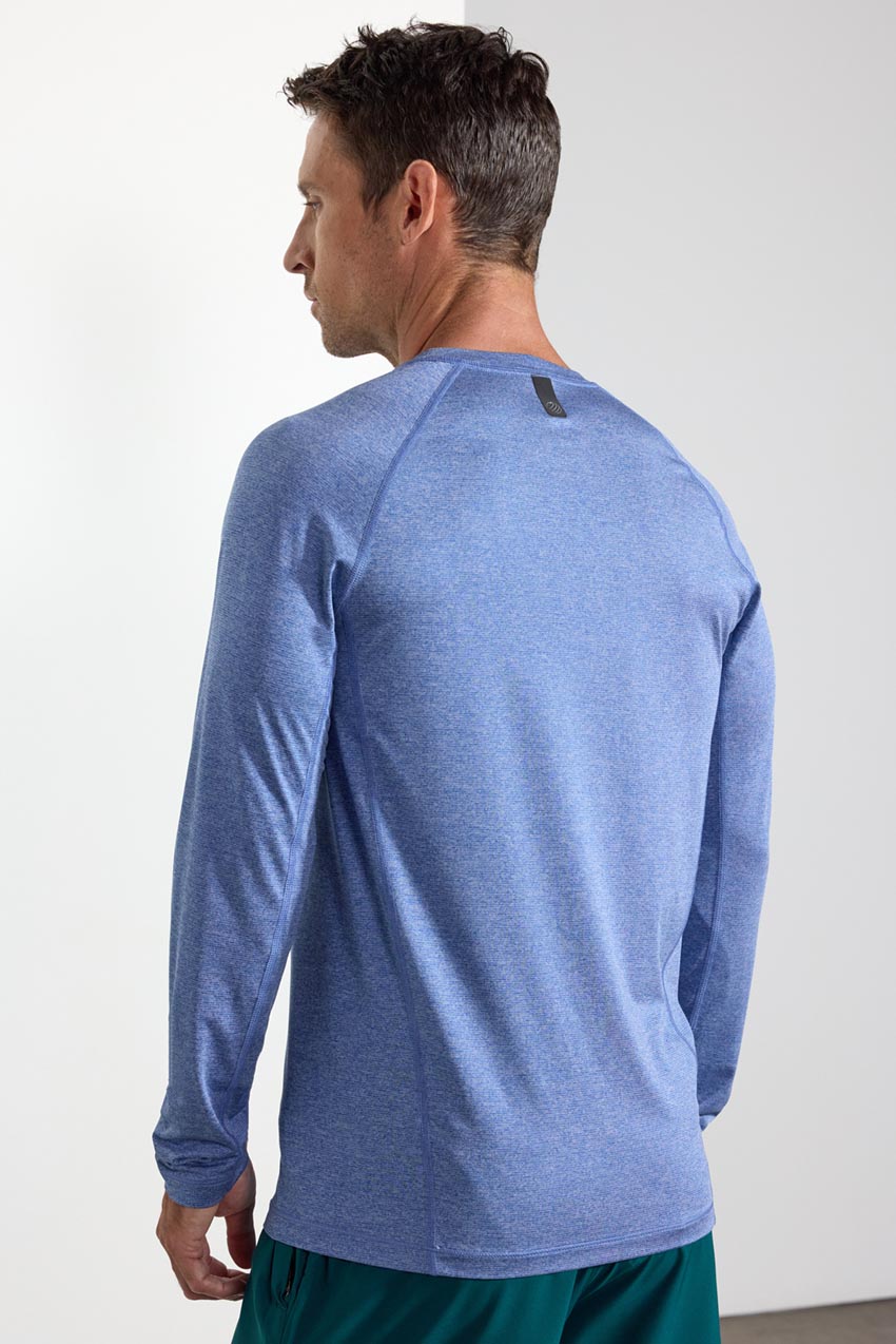 Conquer Crew Neck Long Sleeve Tech Shirt