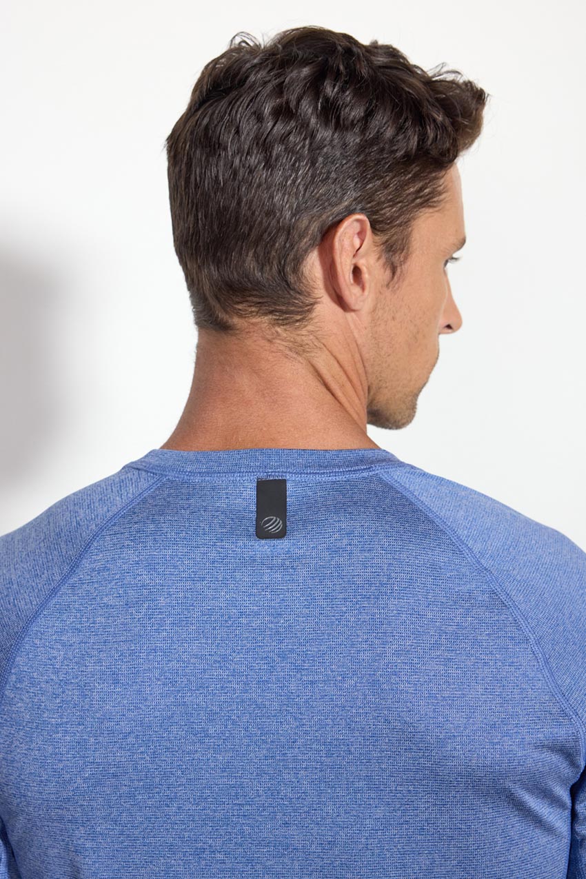Conquer Crew Neck Long Sleeve Tech Shirt