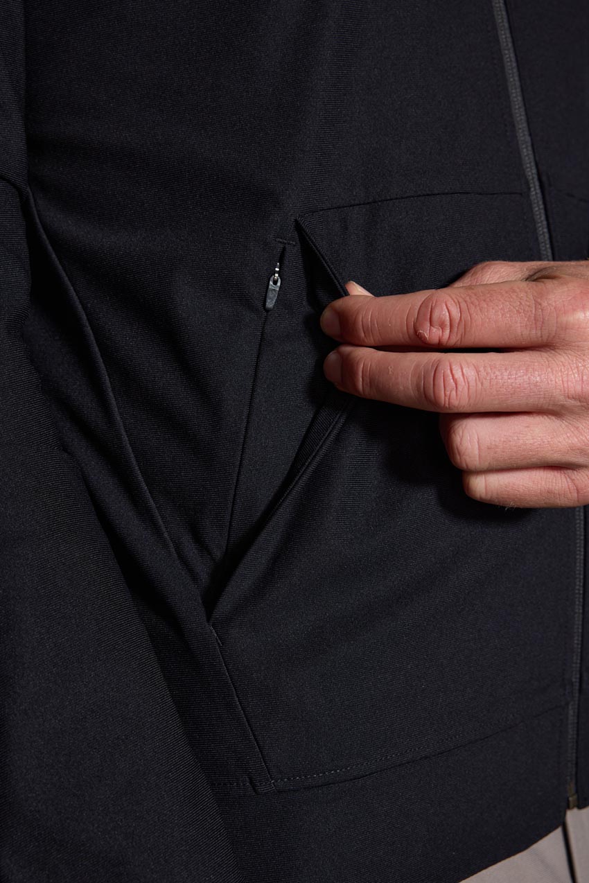 Limitless Recycled Polyester Warp Knit Full-Zip Jacket