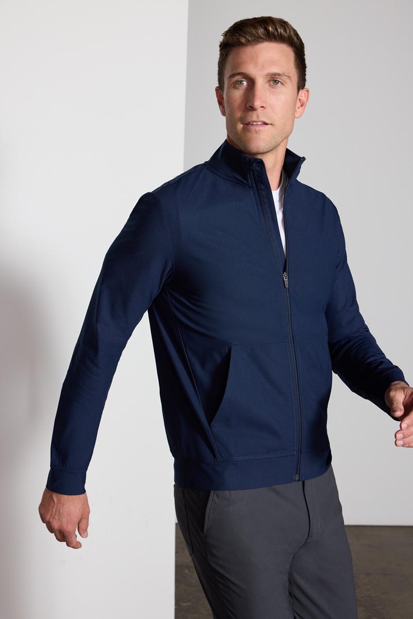 Limitless Recycled Polyester Warp Knit Full-Zip Jacket